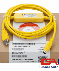 Cáp lập trình PLC Delta USBACAB230 màu vàng
