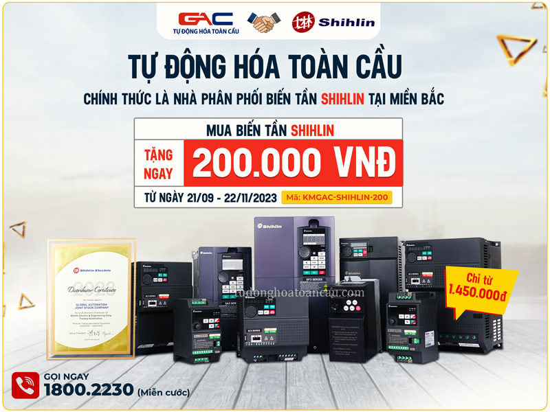 MUA BIẾN TẦN SHIHLIN – TẶNG VOUCHER 200.000 VNĐ