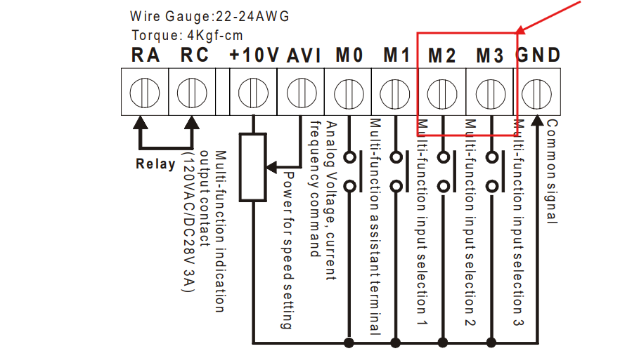 cài đặt biến tần Delta VFD-L