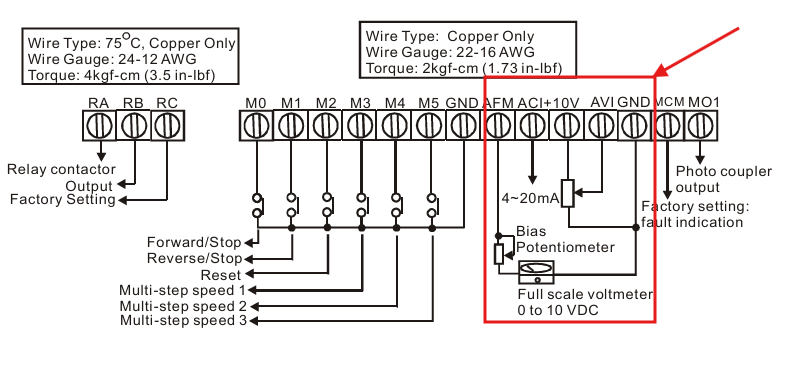 Cài Đặt Biến Tần Delta VFD-M