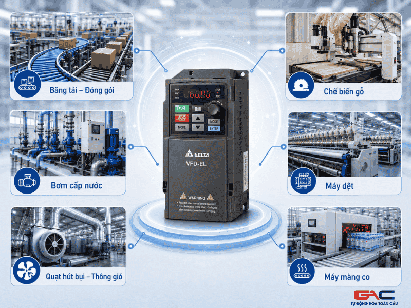 cài đặt biến tần Delta VFD-EL